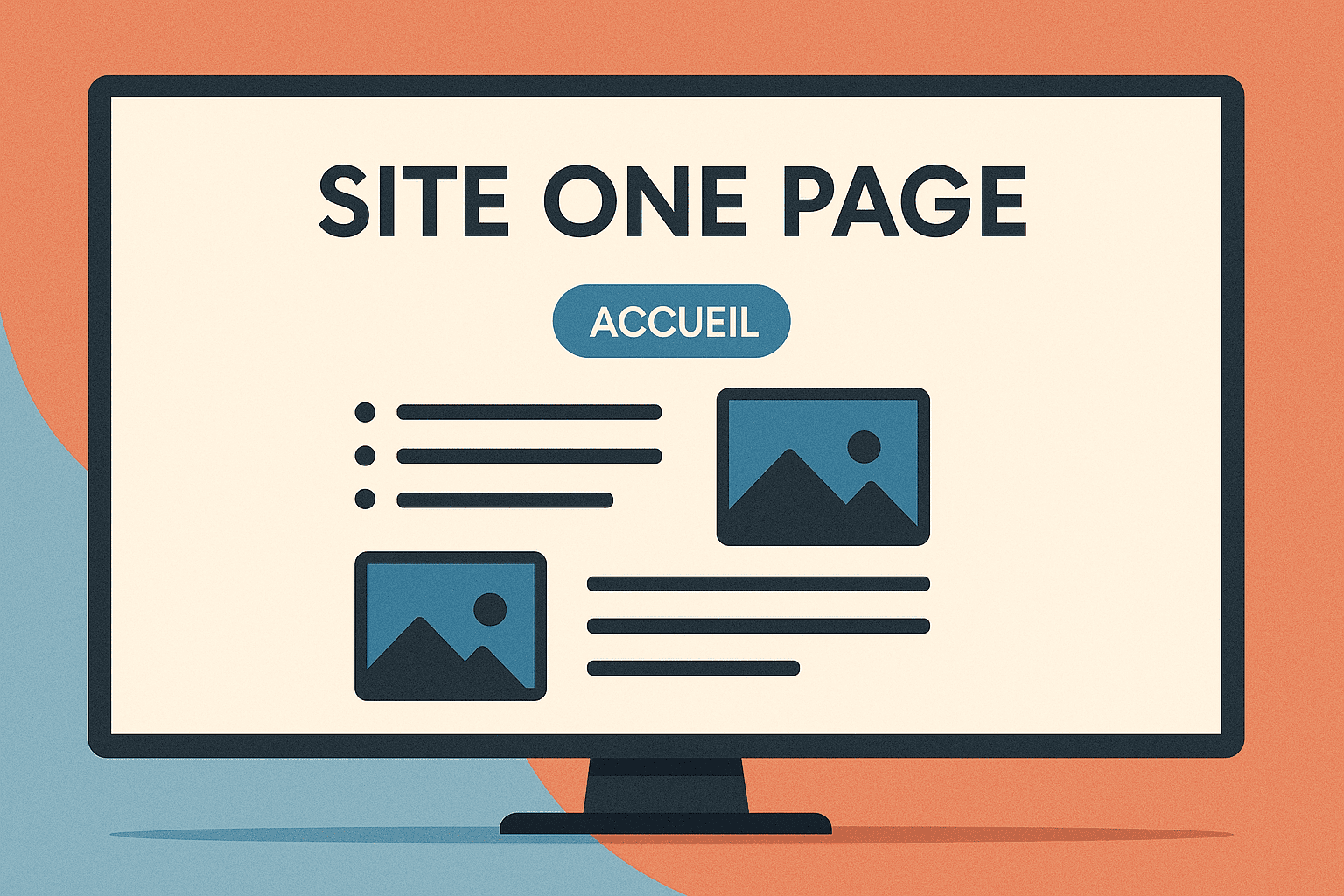 Exemple site One-Page