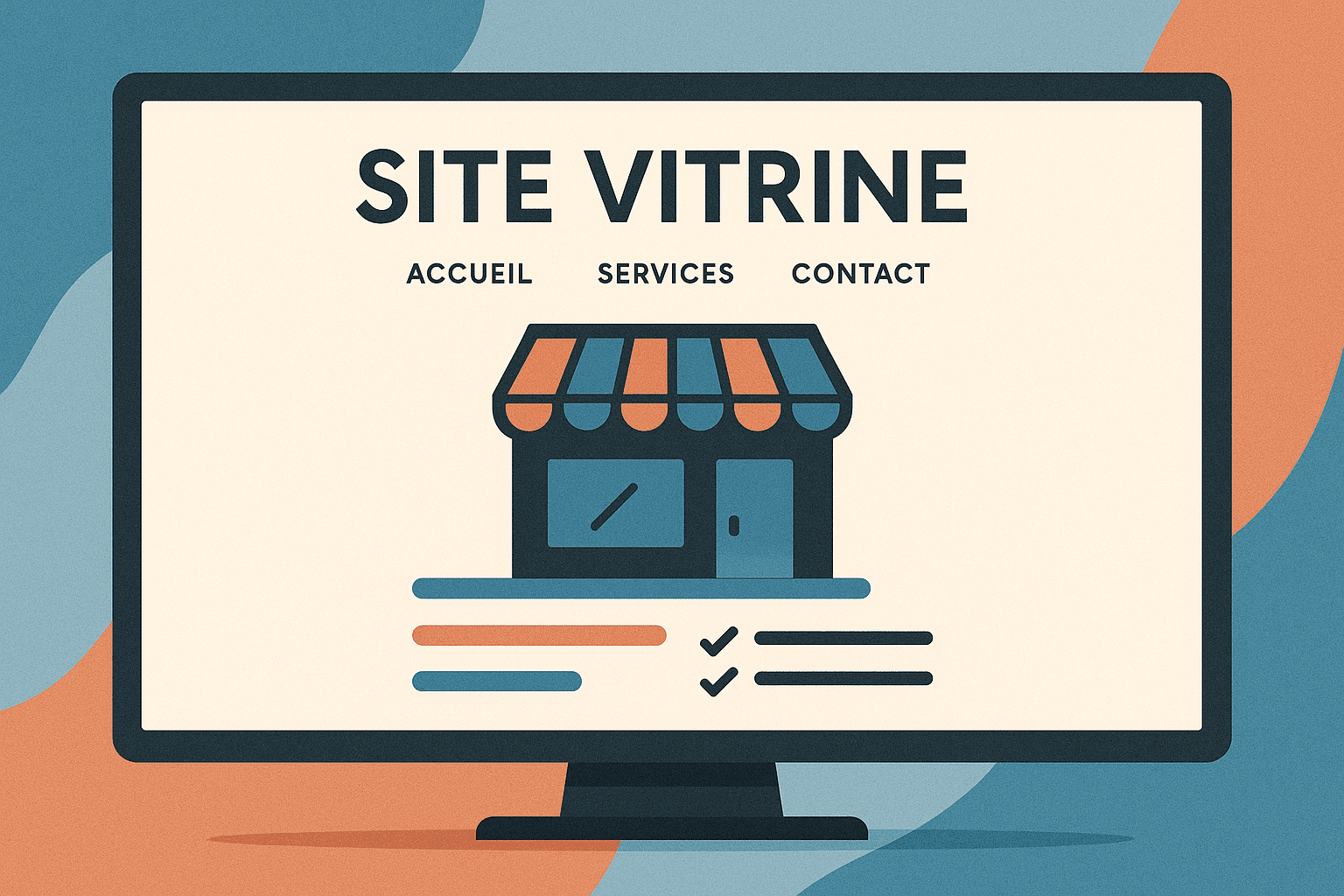 Exemple site vitrine